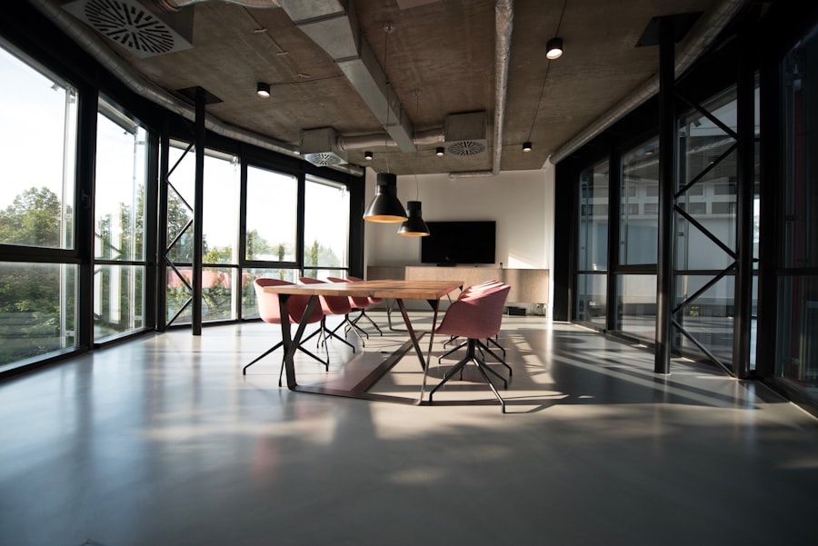 Consultants working in a modern office